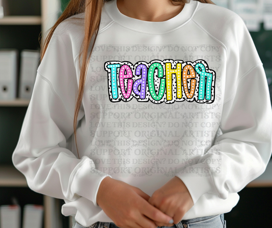 5614 - Teacher dot *DTF