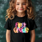 6128 - Preppy first grade * DTF Transfer