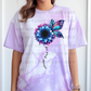 6416 - Never give up sunflower with butterfly * DTF Transfer