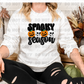6483 - Spooky season pumpkins and skulls *DTF Transfer