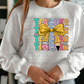 5615 - Teacher stacked with pencil and bow *DTF