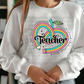 5616 - Teacher apple heart *DTF