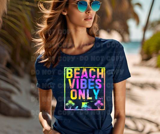 5898 - Beach vibes only *DTF Transfer