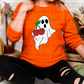 6484 - Ghost with cherries *DTF Transfer