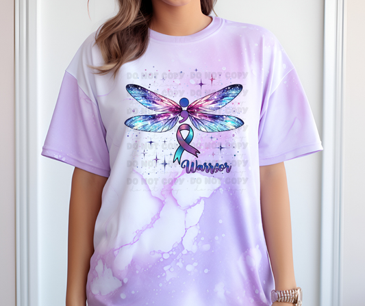6420 - Dragonfly suicide awareness warrior * DTF Transfer