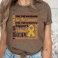 5368 - I wear Gold for Childhood cancer awareness *DTF