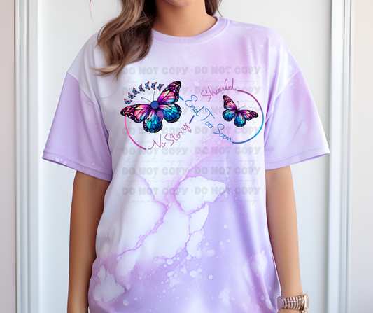 6421 - No story should end too soon butterfly * DTF Transfer