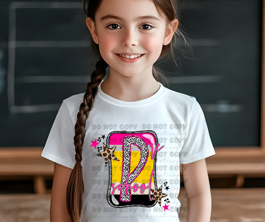 6173 - Preschool polka dot pencil * DTF Transfer