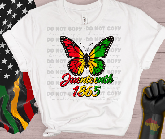 5821 - Juneteenth butterfly *DTF Transfer
