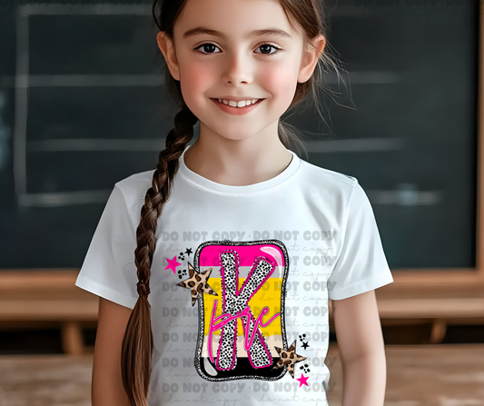6172 - Pre-K polka dot pencil * DTF Transfer