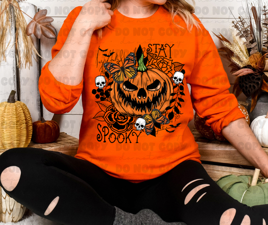 6493 - Stay spooky pumpkin *DTF Transfers