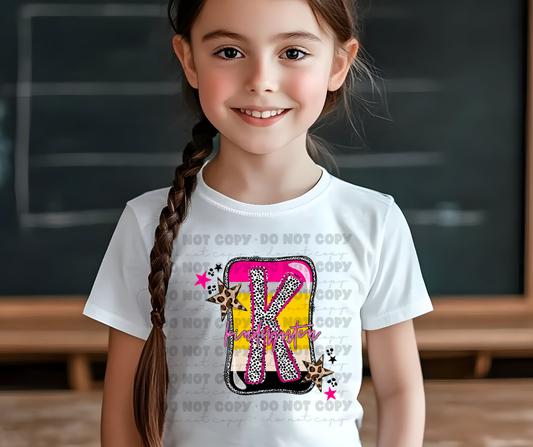 6171 - Kindergarten polka dot pencil * DTF Transfer