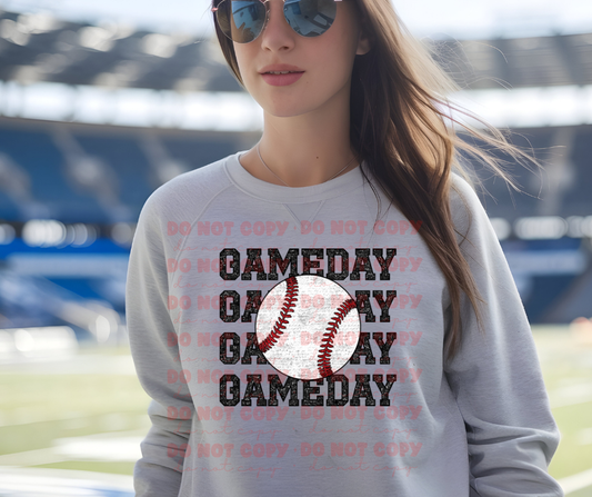 5181 - Gameday stacked baseball *DTF