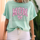 5576 - Pink floral mom with bow *DTF