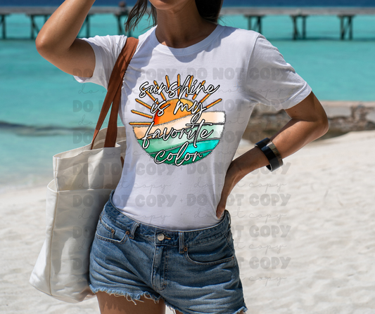 5903 - Sunshine is my favorite color *DTF Transfer
