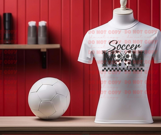 5215 - Soccer Mom with bow *DTF