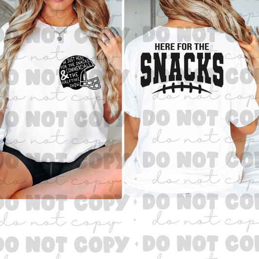 3398 & 3399 Helmet here for the snacks front and Back*DREAM TRANSFER* DTF