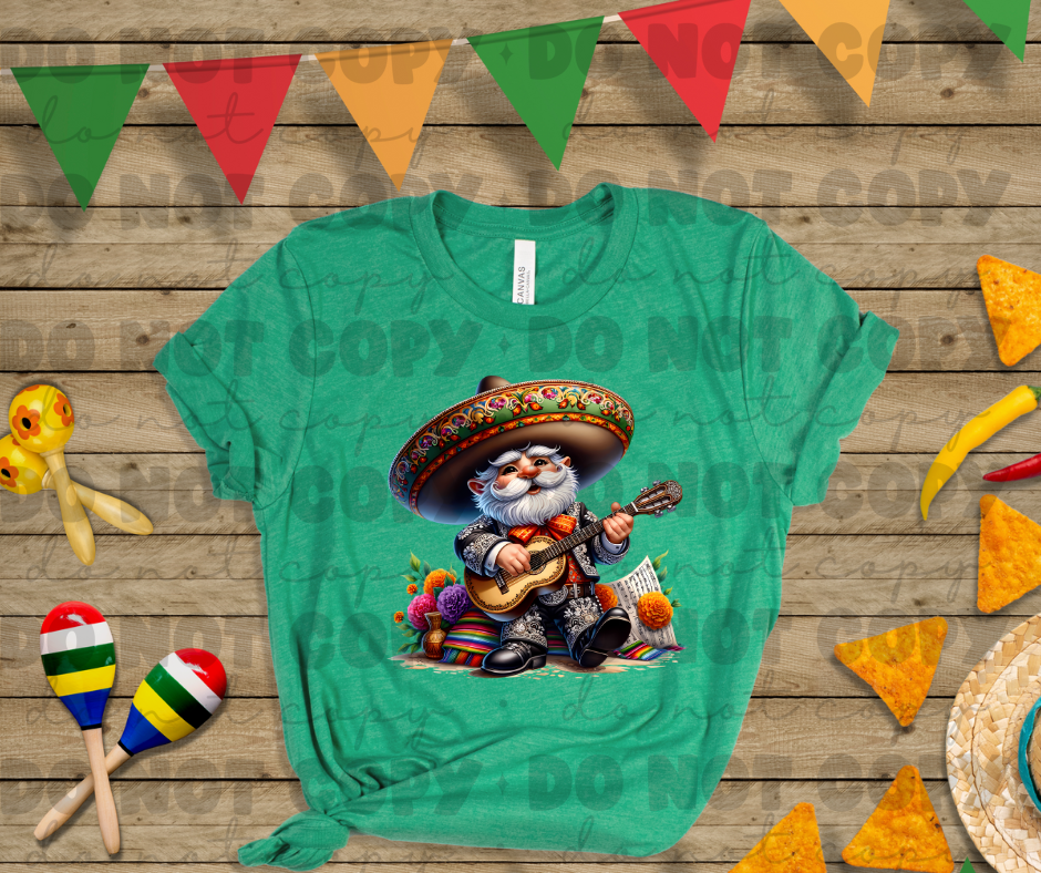 3761 mexican gnome Guitar DREAM TRANSFER* DTF