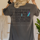 6439 - Dear person behind me continue you matter you are loved your life matters love the person in front of you * DTF Transfer