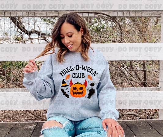 6507 - Hell-O-Ween club *DTF Transfer
