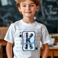6117 - Kindergarten blue notebook paper * DTF Transfer