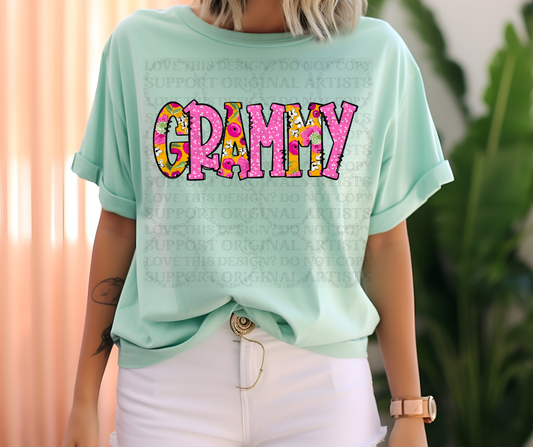 5301 - Grammy floral spring *DTF