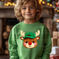 6580 - Boy reindeer faux yarn *DTF Transfer