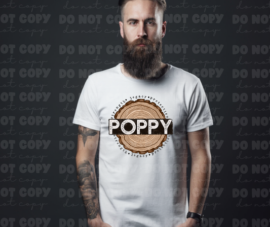 5791 - Poppy strength legacy protection *DTF Transfer