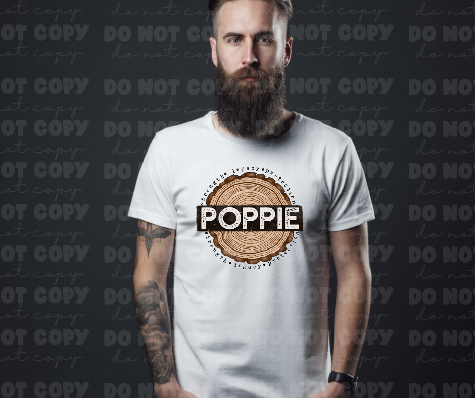 5792 - Poppie strength legacy protection *DTF Transfer