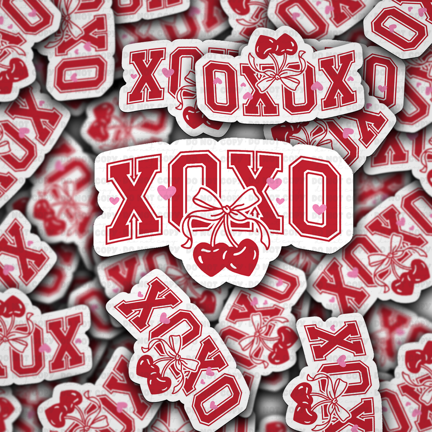 DS -2393 - Xoxo cherry Die Cut Sticker