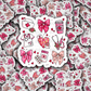 DC 1329 - Valentine Nurse - die cut sticker
