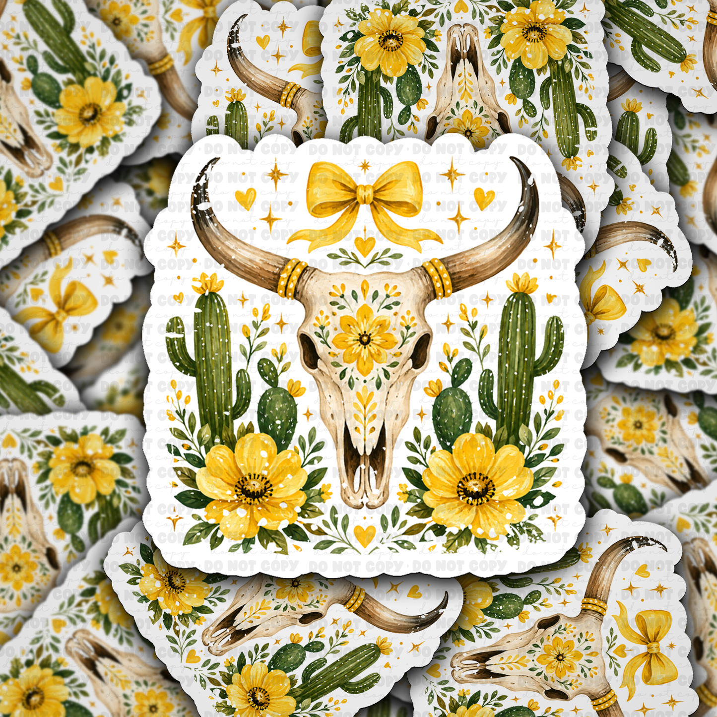 DS 3135 - Western Die Cut sticker