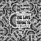 DC676 You Deserve the Love you keep trying to give Die cut sticker 3-5 Business Day TAT