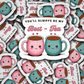 DS - 2453 You'll always be my best - tea Die Cut Sticker