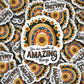 DS 2953- You are capable to do amazing things Die Cut sticker