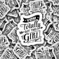 DS 2921 - You totally got this girl Die Cut sticker