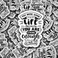 DS 2922 - You were given this life because you are strong enough to live it Die Cut sticker