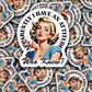 DC 1618 - Apparently I have an attitude who knew Die Cut Sticker