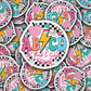 DC 1977 - ABCD The back to school tour Die Cut Sticker