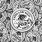 DS -2371 - A book a day keeps reality away Die Cut Sticker