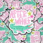 DS 2861 - After while crocodile Die Cut sticker