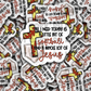 All i need today is softball  Die cut sticker 3-5 Business Day TAT