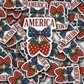 DC 1945 - America strawberry Die Cut Sticker
