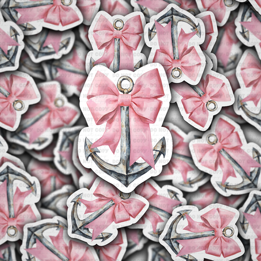 DC 1979 - Anchor with bow Die Cut Sticker