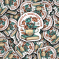 DC 1705 - Antisocial moms Book Club Die Cut Sticker