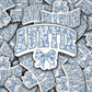 DC 1521 - Auntie with bow die cut sticker