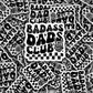 DC 1894 - Badass dads club Die Cut Sticker