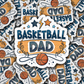 DS 3034 - Basketball Dad Die Cut sticker
