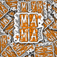 DC 1911 - Basketball mama Die Cut Sticker