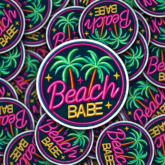 DC 984 Beach Babe Die cut sticker